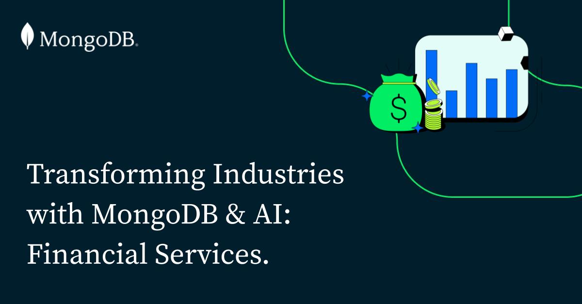 利用mongodb和ai重塑行业：金融服务